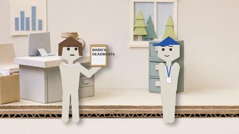 Season 1: Rep. Nancy Portfolio as a printer paper cutout